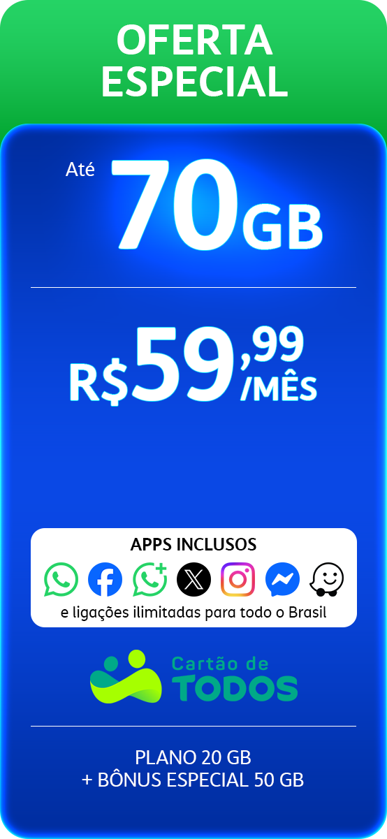 plano 70gb especial